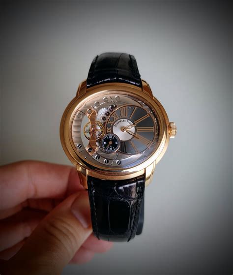 audemars piguet millenary 4101 rose gold|Audemars Piguet millenary the realreal.